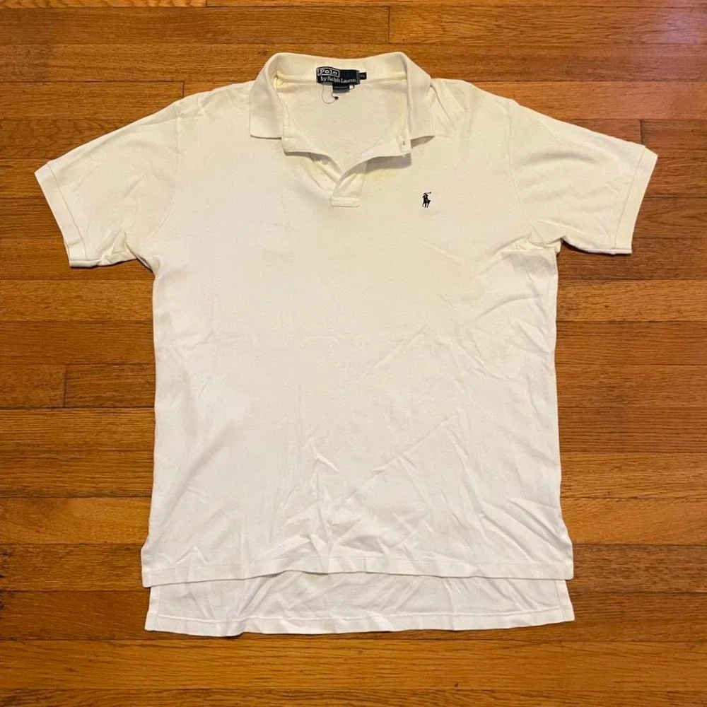 VTG 80s 90s Polo Ralph Lauren mini pony logo embroidered‎ golf polo tee shirt XL